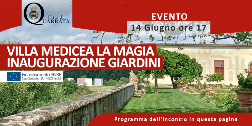Delian inaugurazione giardino il 14 giugno 2025